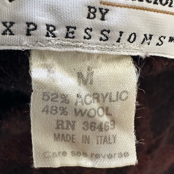 Men’s pre own as is wool made in Italy size M knit limited edition Expressions - Picture 4 of 4